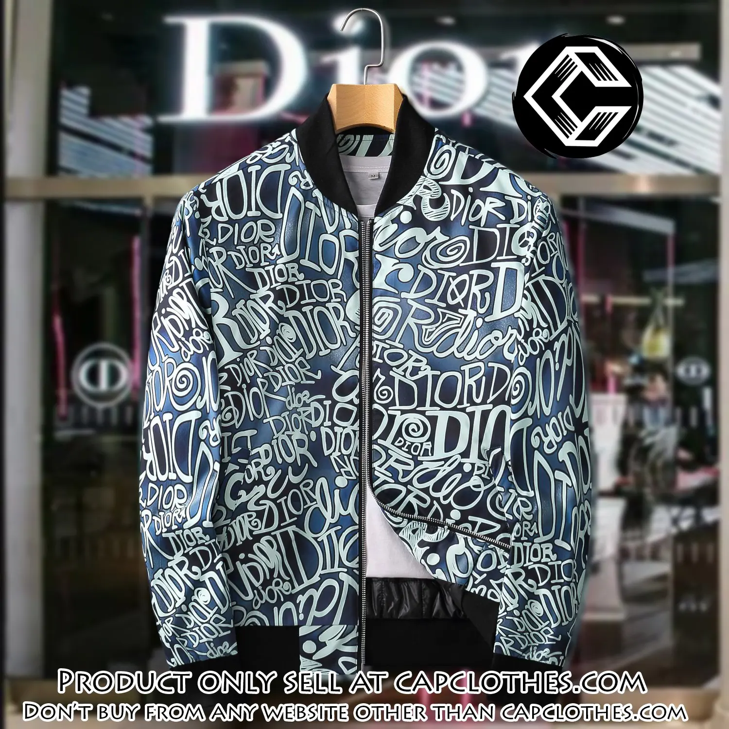 Dior luxury brand varsity zipper jacket vst1066 cc1523678